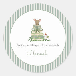 Adesivo A New Chapter Baby Shower