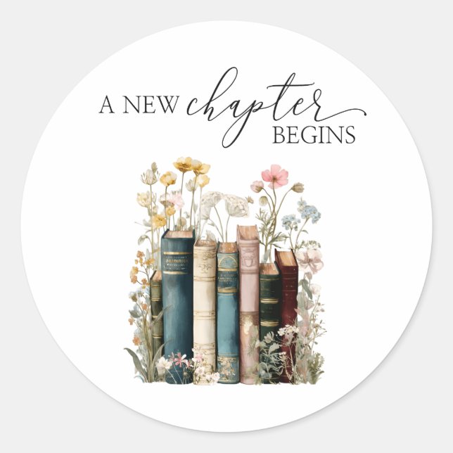 Adesivo A New Chapter Begins Stickers (Frente)