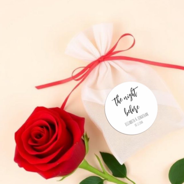 Adesivo A Noite Antes Do Janto De Ensaio De Casamento (Criador carregado)