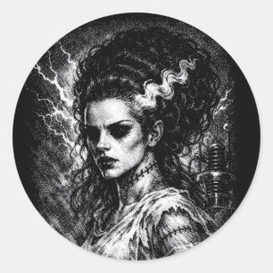 Adesivo A Noiva de Frankenstein — Ressuscitada por BurnsNo