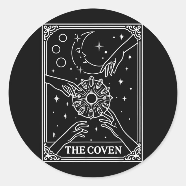 Adesivo A Noiva do Coven Bach Crew Casamento Gótico (Frente)