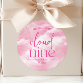 Adesivo A Noiva Está No Céu Rosa Despedida de Solteira