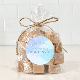 Adesivo A noiva está no Chá de panela Cloud Nine Obrigado