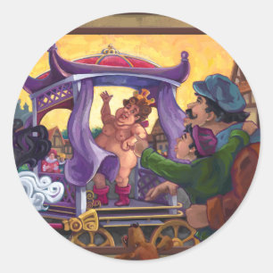 Adesivo A nova arte de roupas do imperador