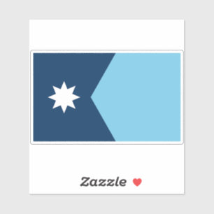 Adesivo A nova Bandeira do Estado de Minnesota