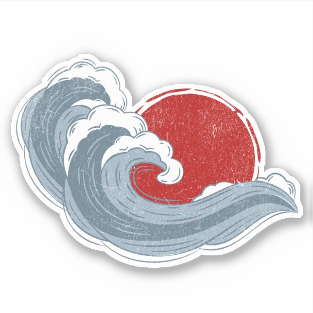 Adesivo A onda de Kanagawa (Frente)