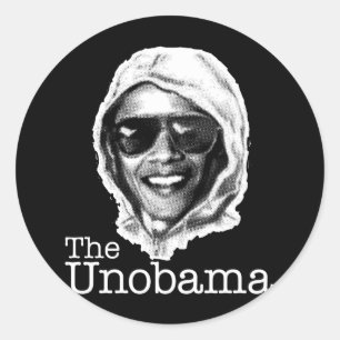 Adesivo A OnuObama - Obama Unabomber gêmeo mau