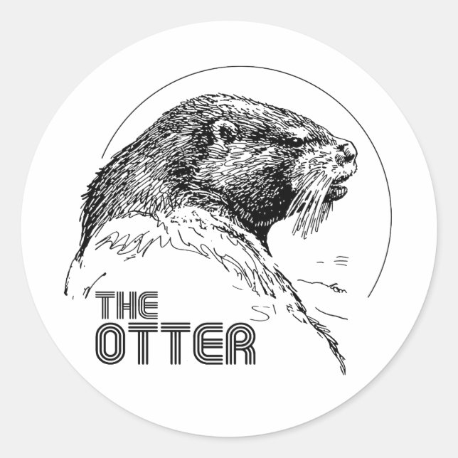 ADESIVO A OTTER VINTAGE (Frente)