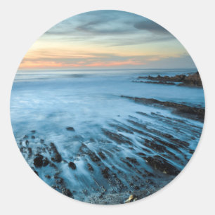 Adesivo A paisagem azul no pôr do sol, Califórnia