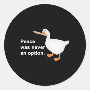 Adesivo A Paz Nunca Foi Uma Opção