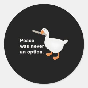 Adesivo A Paz Nunca Foi Uma Opção