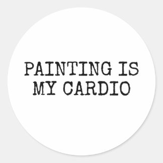 Adesivo A Pintura É Engraçada No Meu Cardio