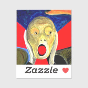 Adesivo A pintura inspirada no Gritar