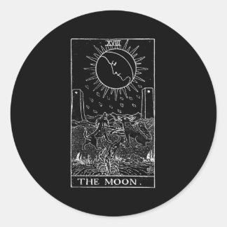 Adesivo A Placa de Tarot da Lua