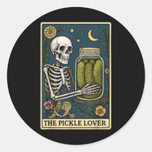 Adesivo A Placa de Tarot do Pickle Lover