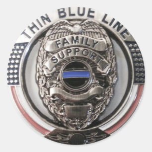 Adesivo A polícia apoia