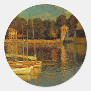Adesivo A Ponte em Argenteuil por Claude Monet