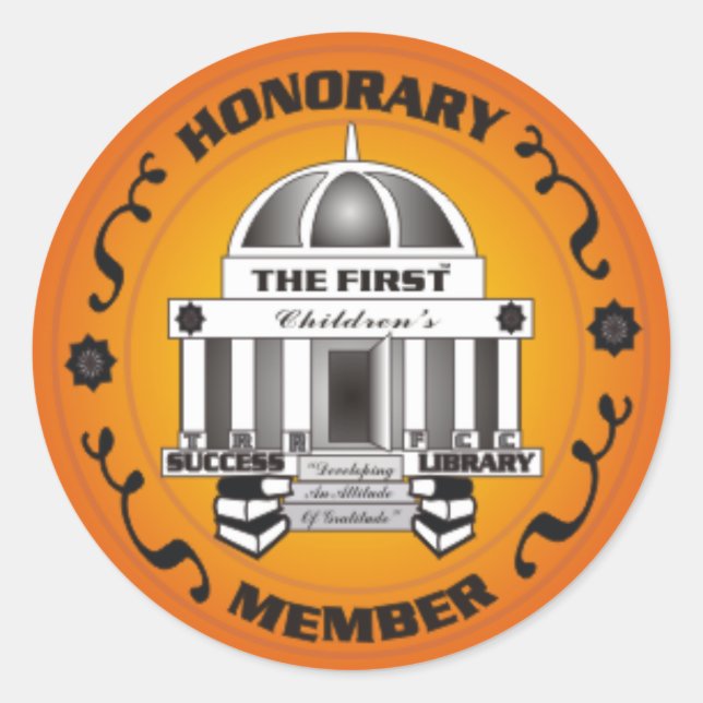 Adesivo A Primeira Biblioteca de Sucesso para Crianças (Frente)