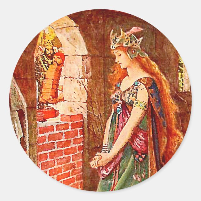 Adesivo A princesa presa (Frente)