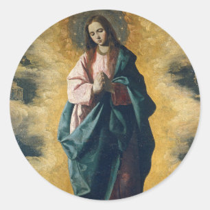 Adesivo A Radiância Celestial da Imaculada Conceição Arte