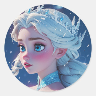 Adesivo a rainha da elsa