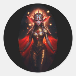 Adesivo A Rainha Do Vigia Da Lua Elves Possui Para Nós