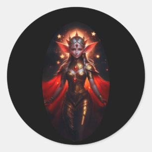 Adesivo A Rainha Do Vigia Da Lua Elves Possui Para Nós