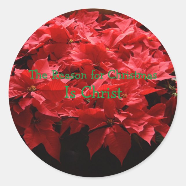 Adesivo A razão do Natal é o Cristo (Frente)