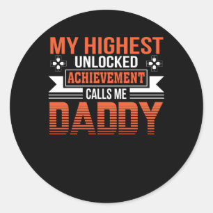 Adesivo A realização chama-me o pai video do Gamer