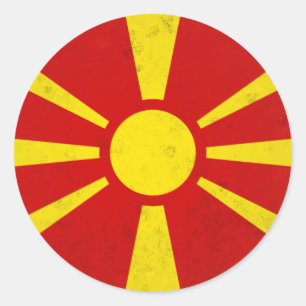 Adesivo A República da Macedónia