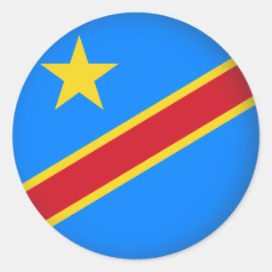 Adesivo A República Democrática do Congo Democrática