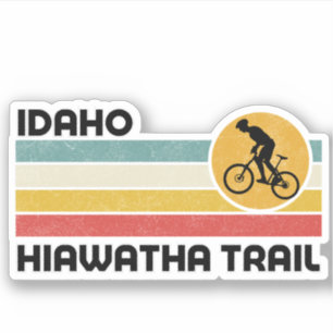 Adesivo A Rota do Hiawatha - Bicicleta de montanha cênica