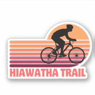 Adesivo A Rota do Hiawatha - Bicicleta de montanha cênica