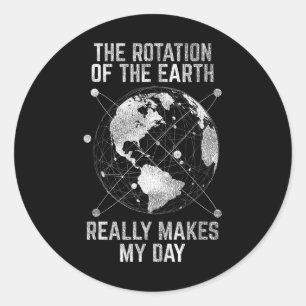 Adesivo A Rotação Da Terra Realmente Faz A Minha Ciência D