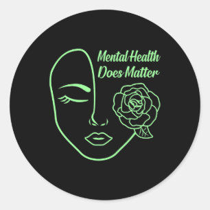 Adesivo A Saúde Mental Problemática No Apoio À Consciencia