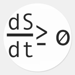 Adesivo A segunda lei de termodinâmica