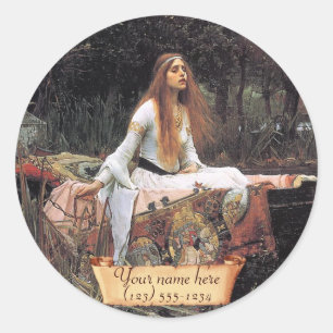 Adesivo "A Senhora de Shalott" Pré-Raphaelite