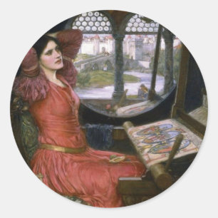 Adesivo A senhora do Waterhouse de Shalott