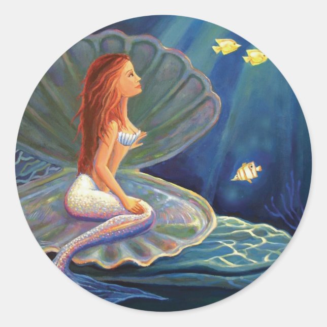 Adesivo A Sereia Clamshell - Sticker (Frente)