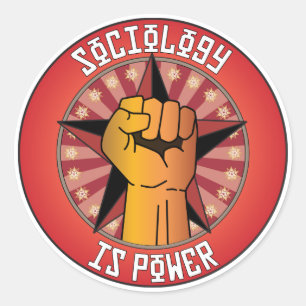 Adesivo A Sociologia é poder