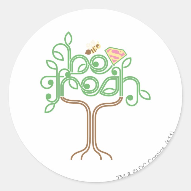 Adesivo A Supergirl É Fresca (Frente)