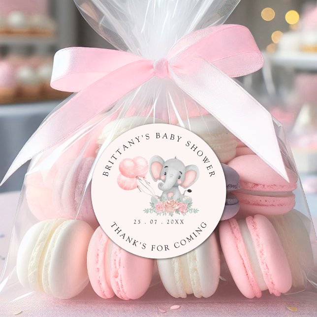 Adesivo A Sweet Little Girl is on her Way Baby shower (Criador carregado)