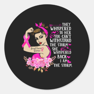 Adesivo A Tempestade Fortes Mulheres Matam Cancer Guerreir