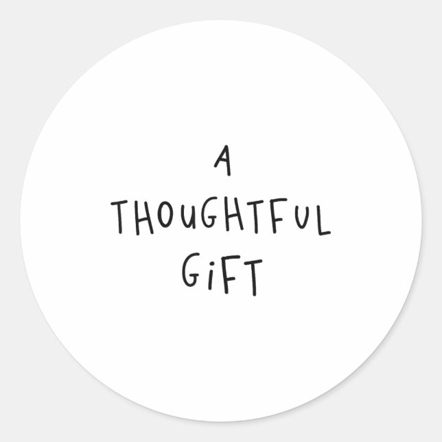 Adesivo A Thoughtful Gift Funny Gift  (Frente)