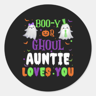 Adesivo A Tia Boo-y Ou Ghoul Ama-O Por Homens De Halloween