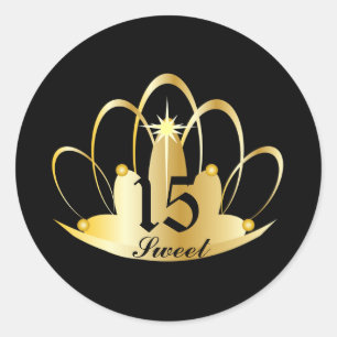 Adesivo A TIARA, doce, 15 Etiqueta-Personaliza