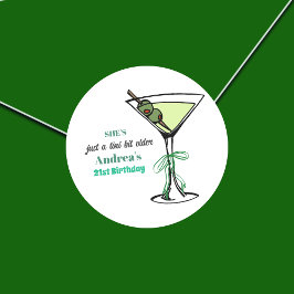 Adesivo A Tini Bit Older 21st Birthday Party