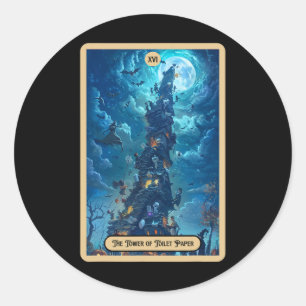 Adesivo A torre de papel higiênico (o chuveiro) Tarot do D
