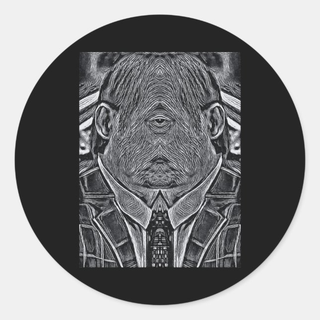 Adesivo A Trágica Vida De Um Monstro Forlorado (Frente)
