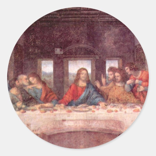 Adesivo A Última Ceia de Leonardo da Vinci (Frente)
